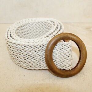 Belt with wooden buckle (NWOT)